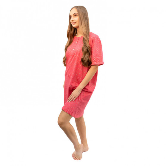 Dámska nočná košeľa Molve ružová (AV-4312)