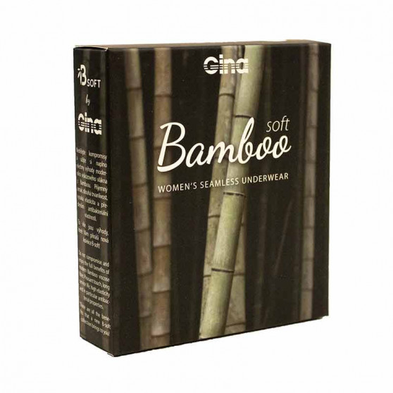 Dámske nohavičky Gina bambusové čierne (00046)