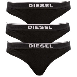 3PACK dámske tangá Diesel čierne (00SE0K-0EAUF-E4101)