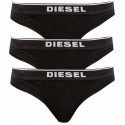 3PACK dámske tangá Diesel čierne (00SE0K-0EAUF-E4101)