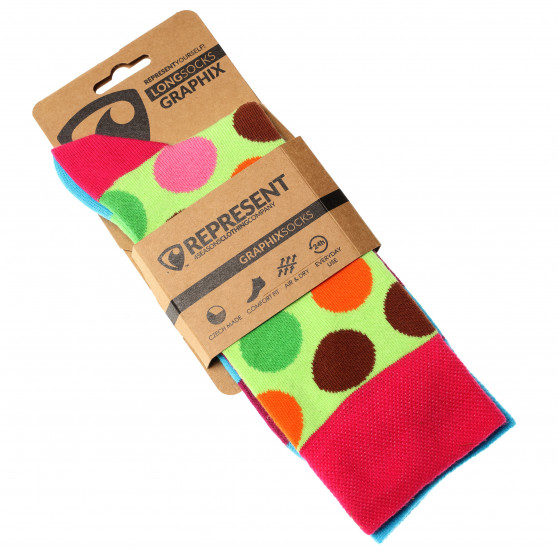 Ponožky Represent color dots