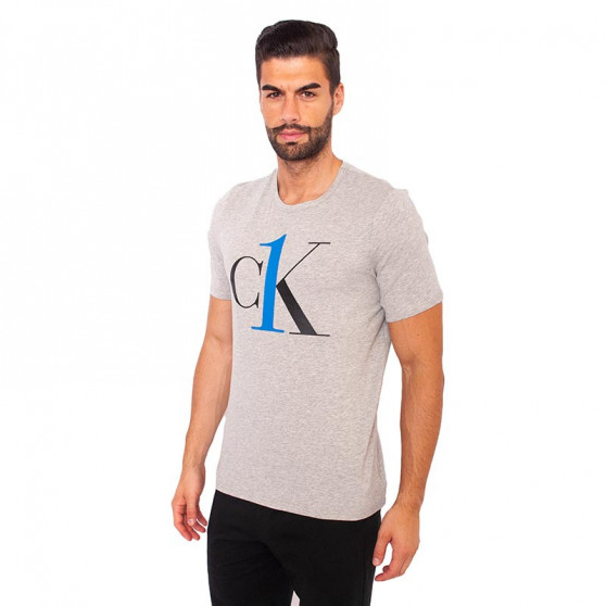 Pánske tričko CK ONE sivé (NM1903E-YG4)