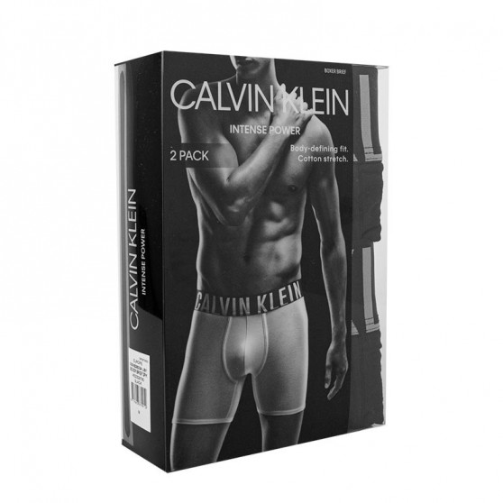 2PACK pánske boxerky Calvin Klein čierne (NB2603A-UB1)