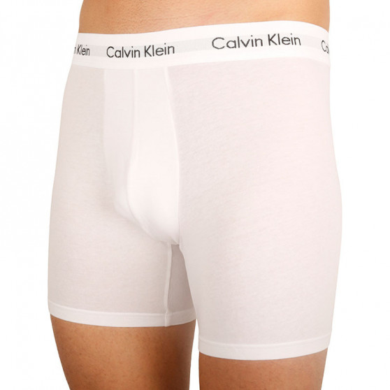 3PACK pánske boxerky Calvin Klein biele (NB1770A-100)