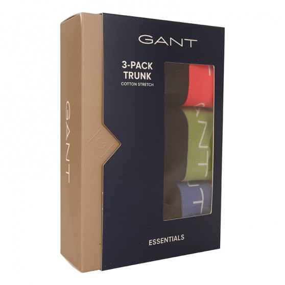 3PACK pánske boxerky Gant čierne (902113003-5)