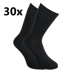30PACK ponožky Styx vysoké bambusové čierne (30HB960)