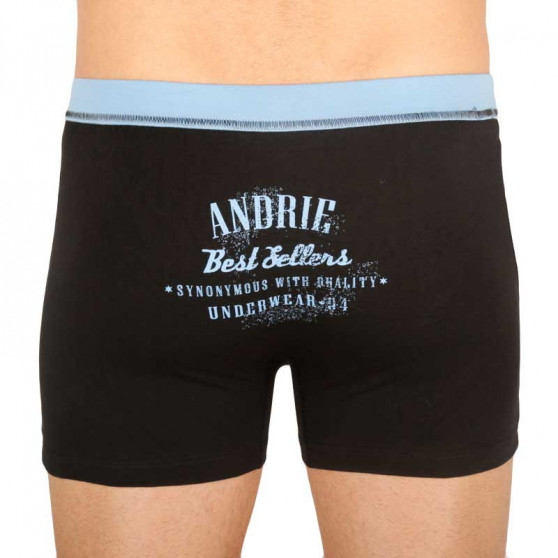 Pánske boxerky Andrie čierne (PS 5116 D)