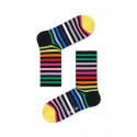 Ponožky Happy Socks Athletic Striped Mid High Sock (ATSTR14-9300)