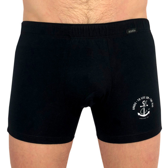 Pánske boxerky Andrie čierne (PS 5389 C)