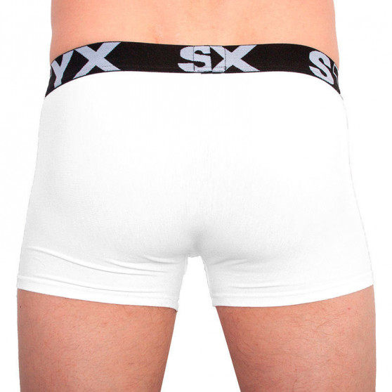 3PACK pánske boxerky Styx športová guma nadrozmer biele (R10616161)