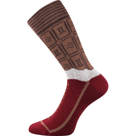 Dámske veselé ponožky Lonka viacfarebné (Chocolate milk dámske)