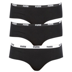 3PACK dámske nohavičky Puma čierné (503007001 200)
