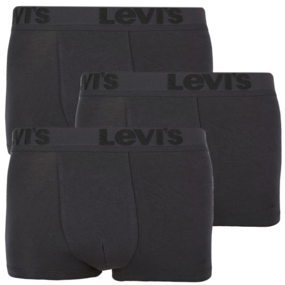 3PACK pánske boxerky Levis čierne (905042001 001)