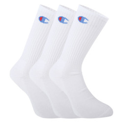 3PACK ponožky Champion biele (Y08QG-8UY)