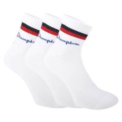 3PACK ponožky Champion bílé (Y0B0C-9YX)