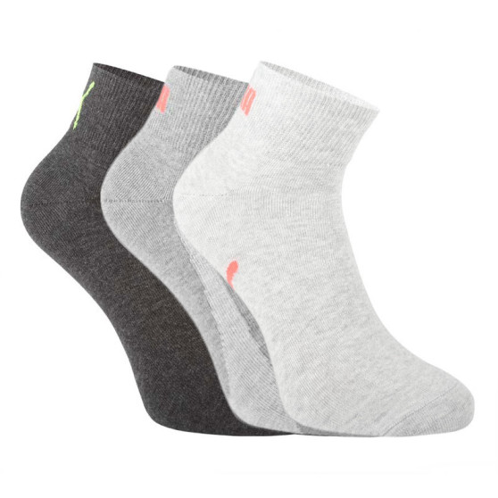 3PACK ponožky Puma sivé (100000957 005)