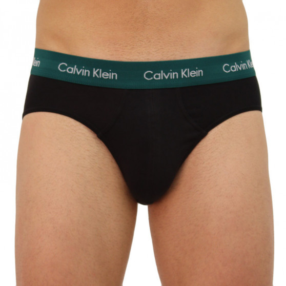 3PACK pánske slipy Calvin Klein čierne (U2661G-M9F)