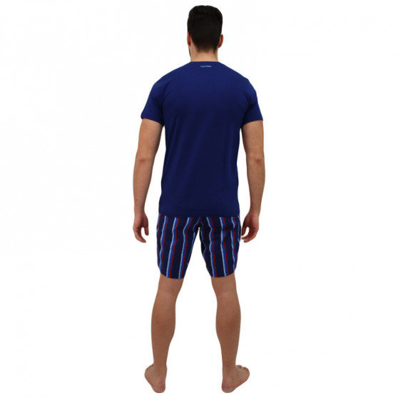 Pánske pyžamo Calvin Klein modré (NM1536E-JVU)