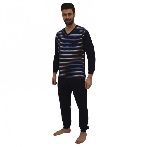 Pánske pyžamo Foltýn modré (FPD5)