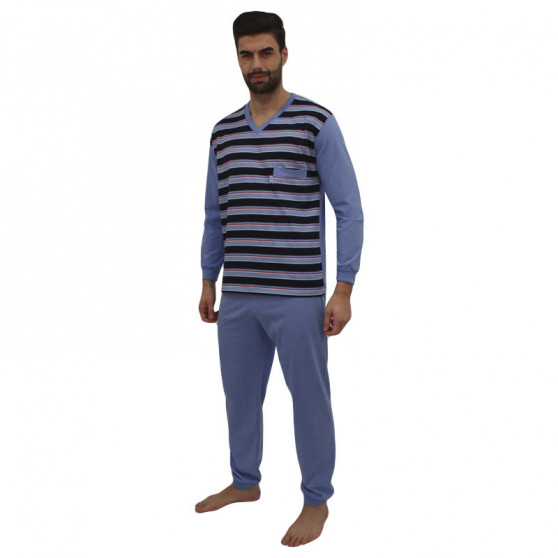 Pánske pyžamo Foltýn modré (FPD8)