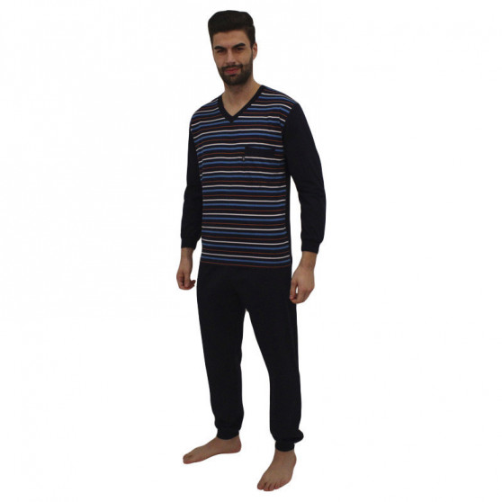 Pánske pyžamo Foltýn nadrozmer modré (FPDN5)