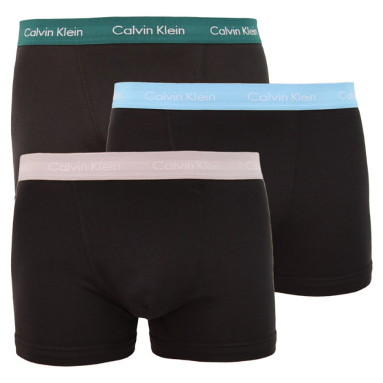 3PACK pánske boxerky Calvin Klein čierne (U2662G-M9F)
