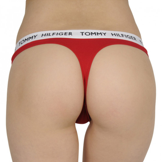 Dámske tangá Tommy Hilfiger červené (UW0UW02198 XCN)
