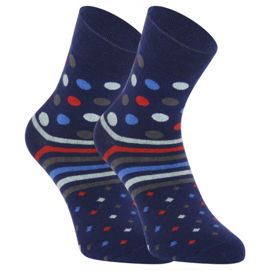Veselé ponožky Dots Socks modré DTS-SX-328-G)