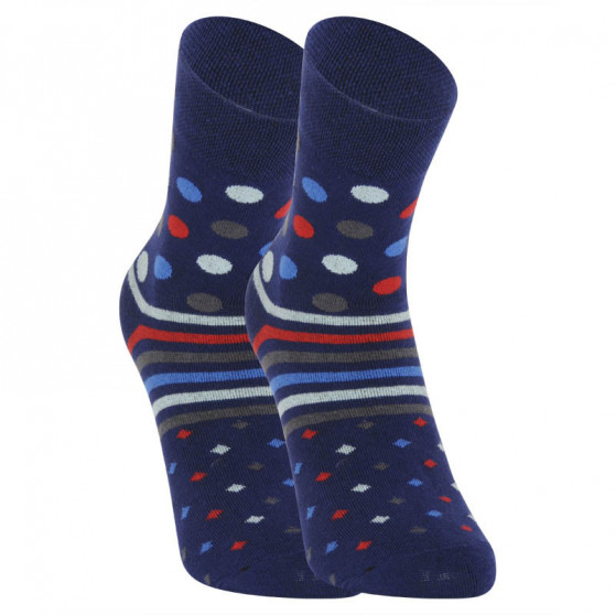 Veselé ponožky Dots Socks modré DTS-SX-328-G)