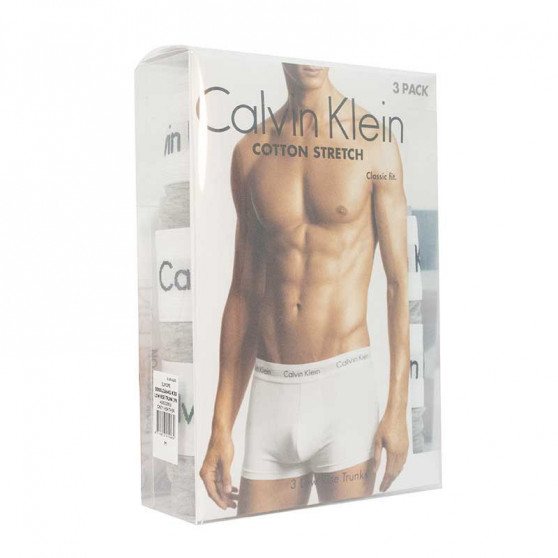 Příčná 3PACK pánske boxerky Calvin Klein šedé (U2664G-KS0)