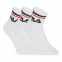 3PACK ponožky Fila biele (F9398-300)