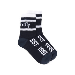3PACK ponožky Meatfly čierne (Basic Long - A)