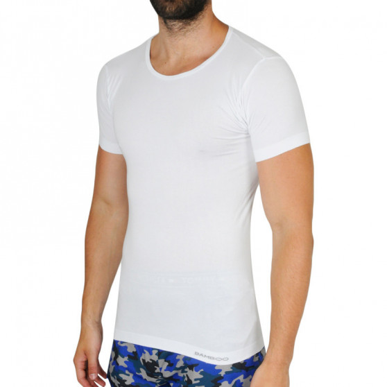 Pánske tričko Gino bambusové biele (58006)