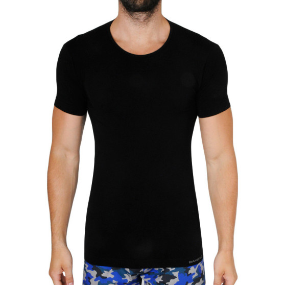 Pánske tričko Gino bambusové čierne (58006)