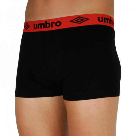 4PACK pánske boxerky Umbro čierne (UMUM0318)