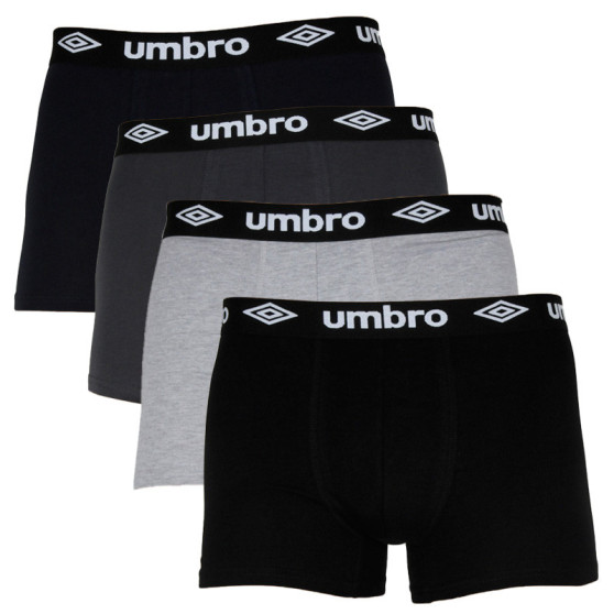 4PACK pánske boxerky Umbro viacfarebné (UMUM0315)