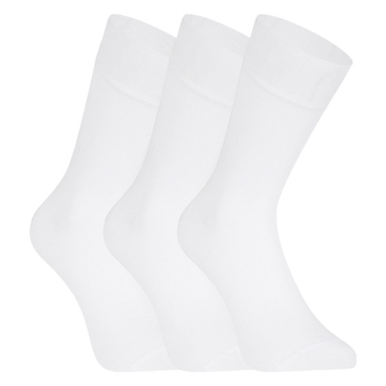 3PACK ponožky Lonka bambusové biele (Debob)