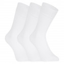 3PACK ponožky Lonka bambusové biele (Debob)