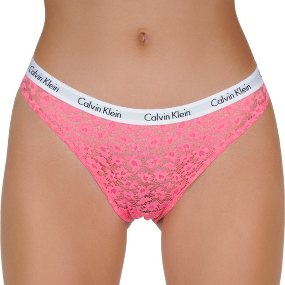 Dámske nohavičky brazilky Calvin Klein ružové (QD3859E-THV)