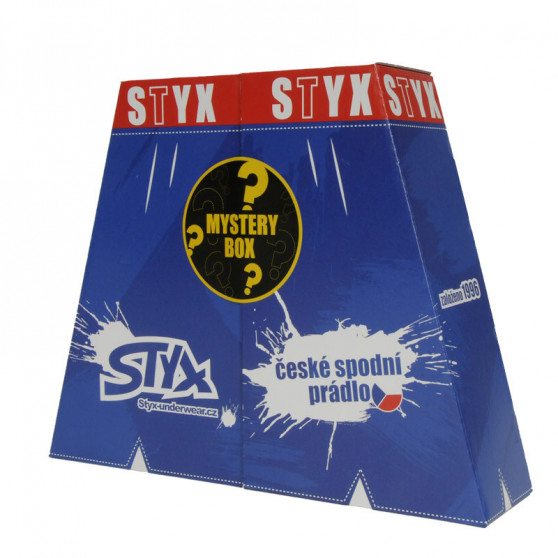 MYSTERY BOX - 5PACK dámske trenky Styx športová guma viacfarebné