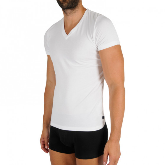 2PACK pánske tričko S.Oliver V-neck biele (172.11.899.12.130.0100)