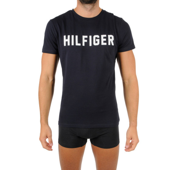 Pánske tričko Tommy Hilfiger modré (UM0UM02011 DW5)