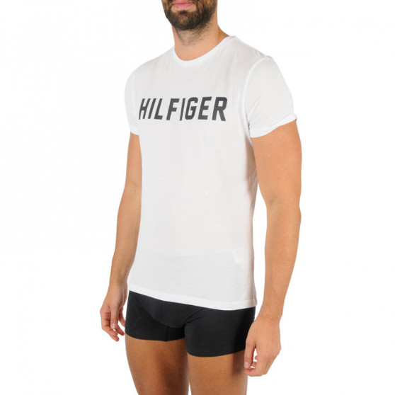 Pánske tričko Tommy Hilfiger biele (UM0UM02011 YBR)
