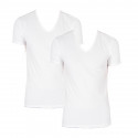 2PACK pánske tričko Levis V-neck biele (905056001 300)
