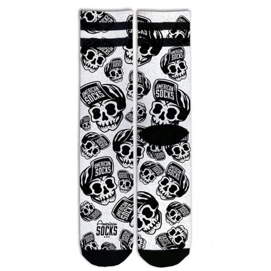Ponožky American Socks Skater Skull (AS048)