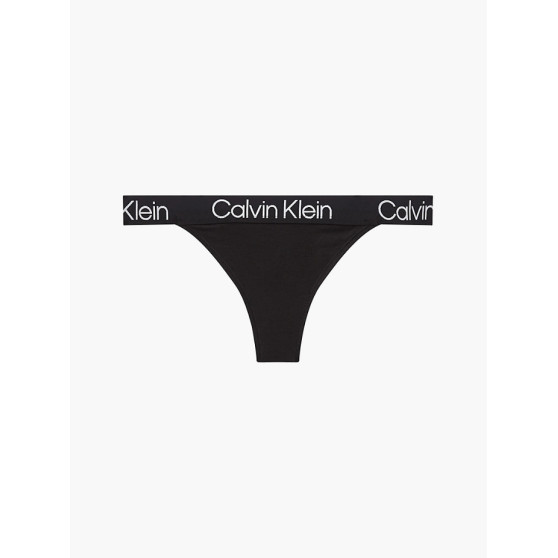 Dámska tangá Calvin Klein čierne (QF6686E-UB1)
