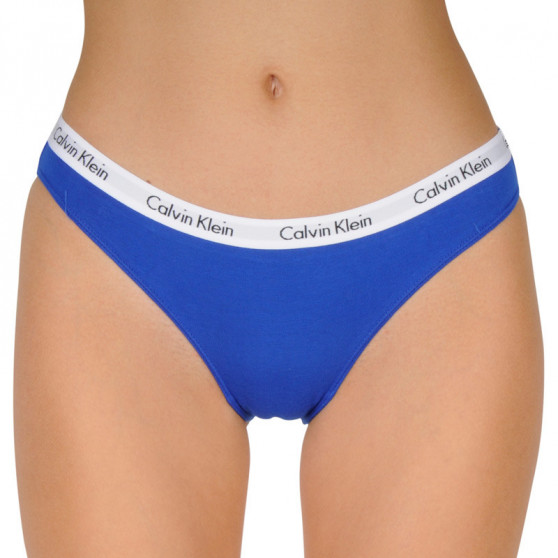 3PACK dámske nohavičky Calvin Klein nadrozmer viacfarebné (QD3801E-W5N)