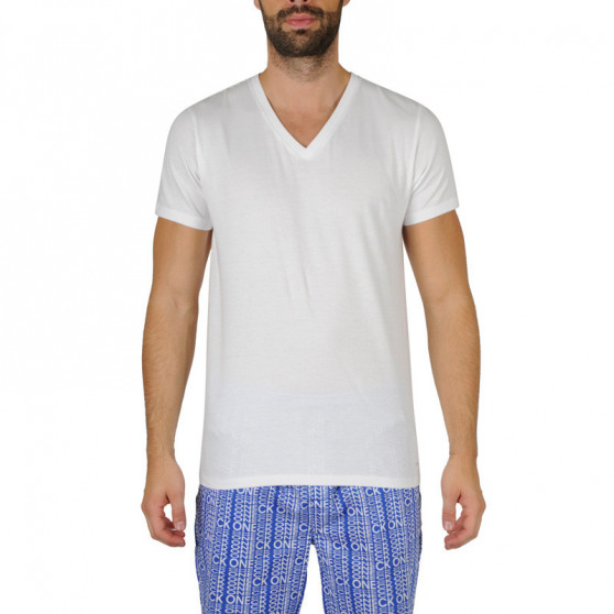 3PACK pánske tričko Calvin Klein biele (NB4012A-100)