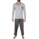 Pánske pyžamo La Penna svetlo sivé (LAP-K-18014)