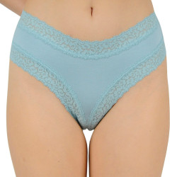 Dámské kalhotky brazilky Victoria's Secret modré (ST 11193008 CC 7707)